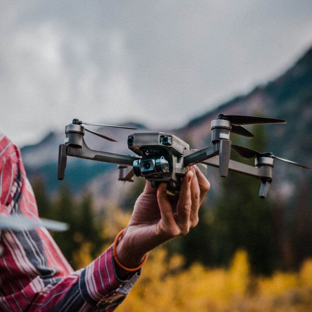 EXO Cinemaster 2 video drone in hand